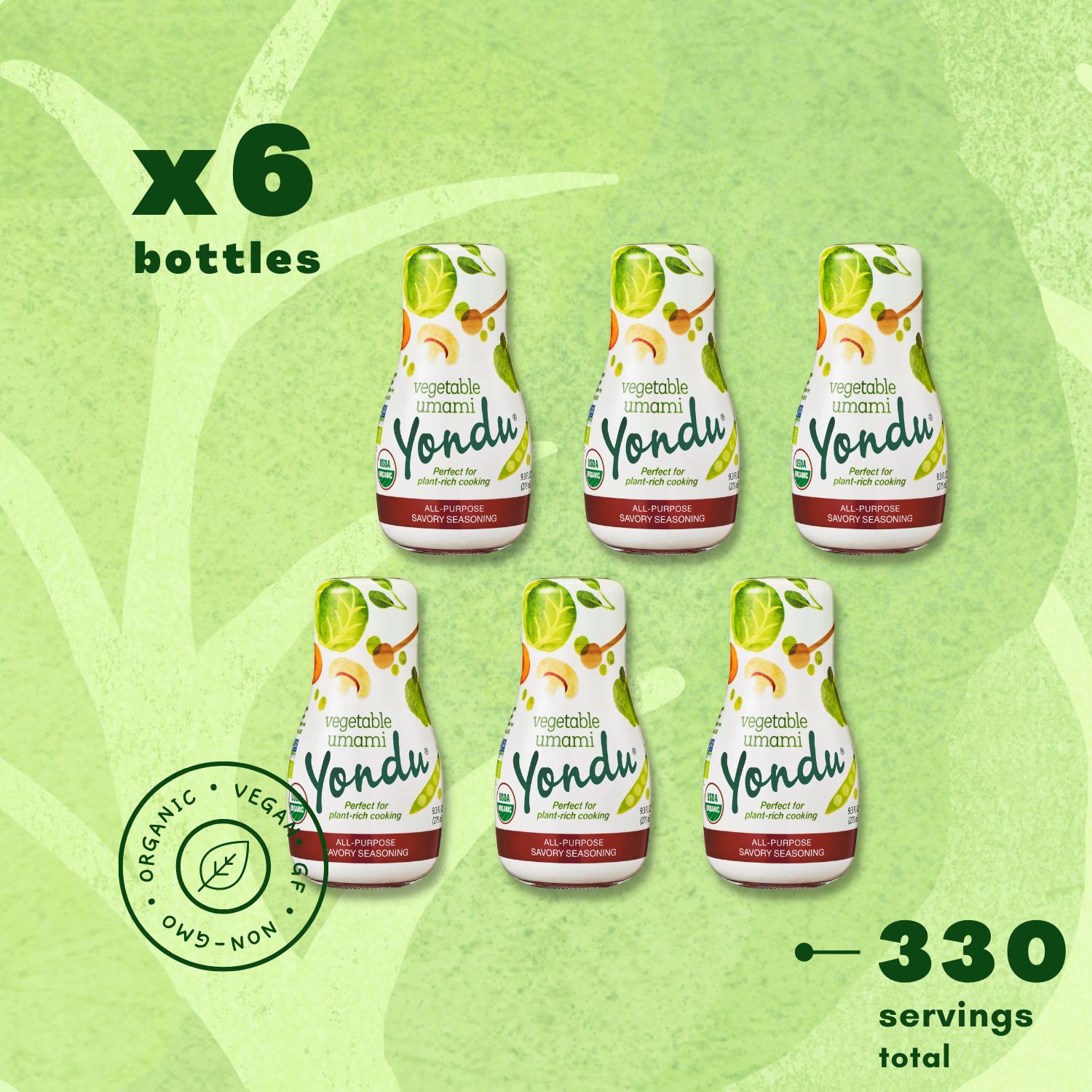 Yondu Veg Umami x 6 bottles (275ml)