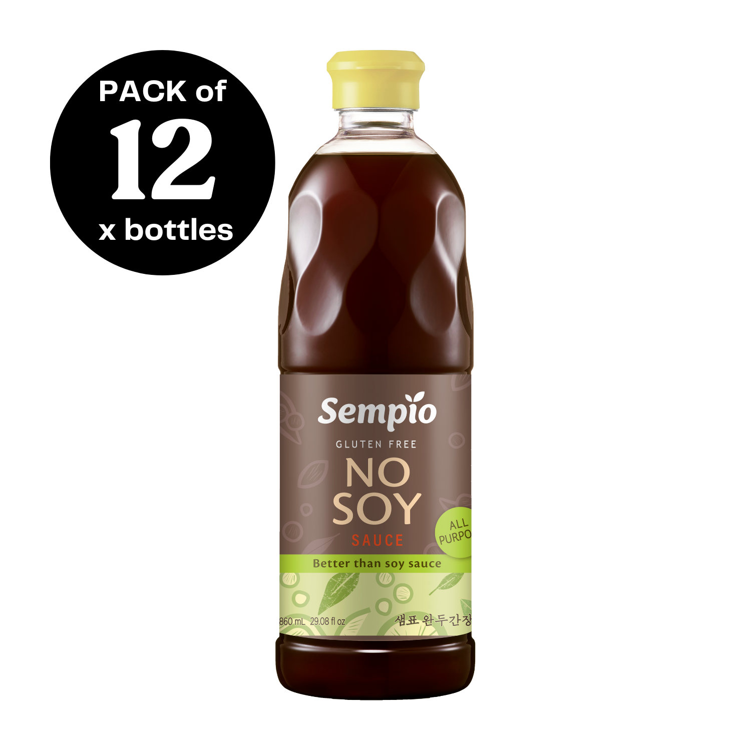 No-Soy Sauce x 12 bottles (860ml)